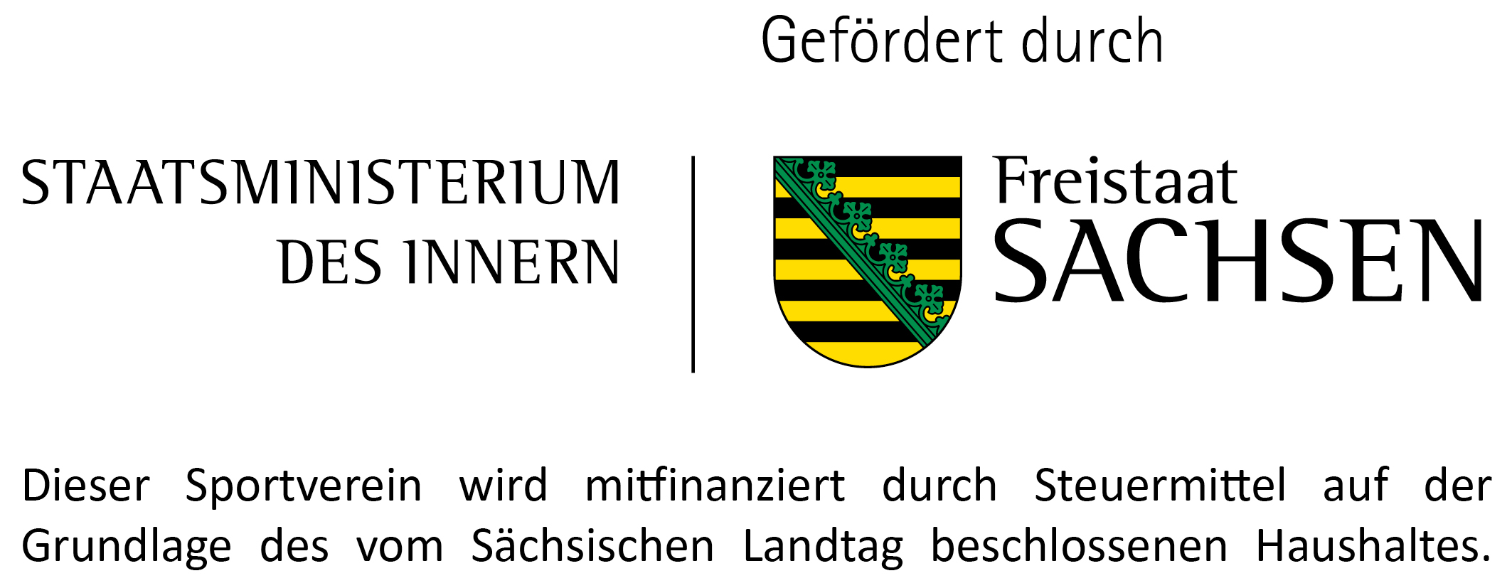 Gefördert durch das Sächsische Staatsministerium des Innern – Freistaat Sachsen